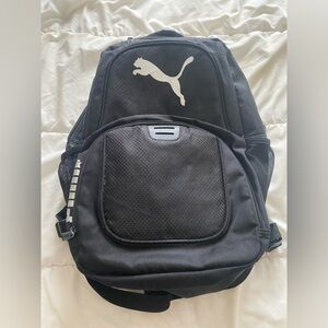 Puma Black Backpack with White Logo - Men's Everyday Pack